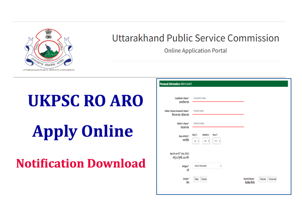 UKPSC RO ARO Online Form 2023