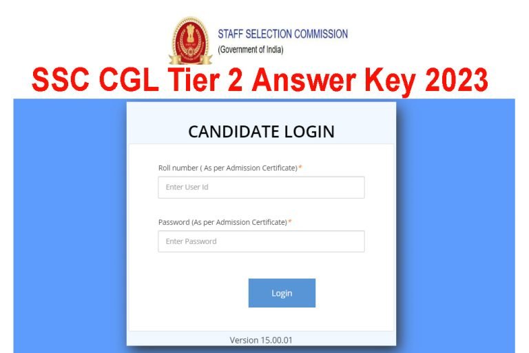 SSC CGL Tier 2 Answer Key 2023 on ssc.nic.in: Direct Link to Download ...