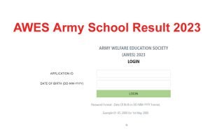 AWES Army School Result 2023