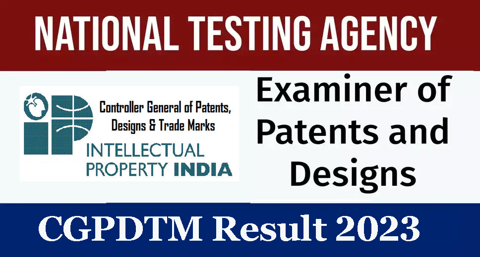 CGPDTM Patent Examiner Result 2024