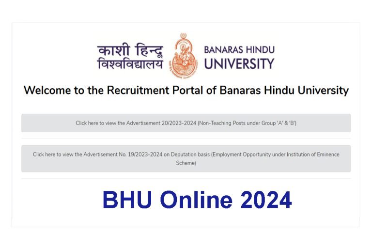 BHU Recruitment 2024 Notification For Nursing Officer, Other Post - All ...