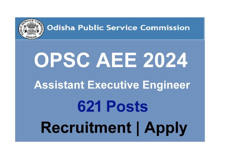 OPSC AEE Recruitment 2024 – Apply Online Form For 621 Posts, Assistant ...