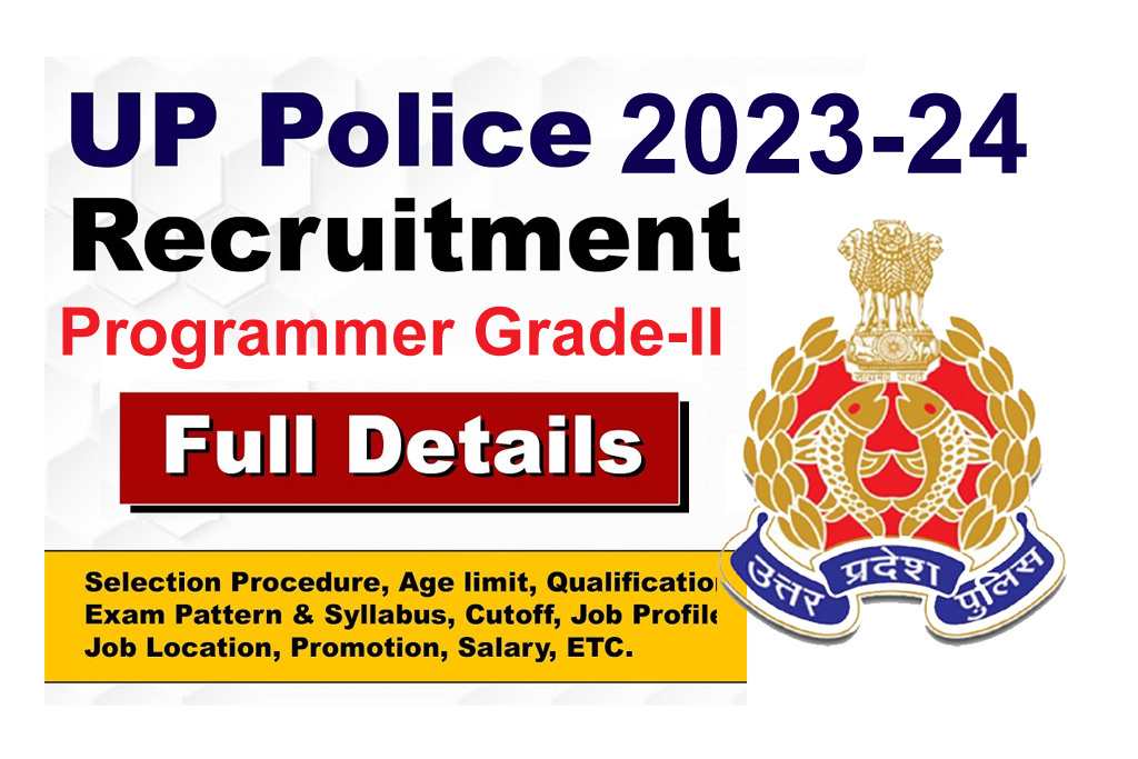 UP Police Programmer Online Form 2024