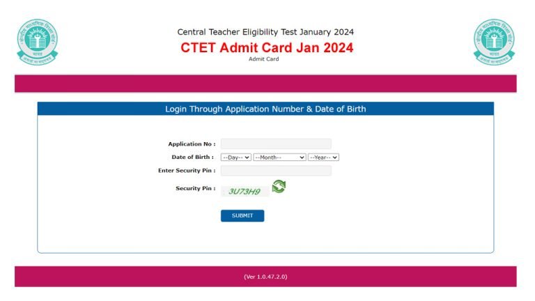 CTET Admit Card 2024 Download Link: Pre Hall Ticket Ctet.nic.in - All ...