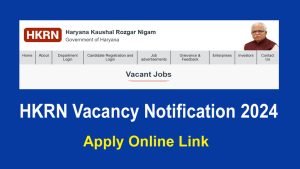 Haryana Kaushal Rojgar Nigam Online Form 2024