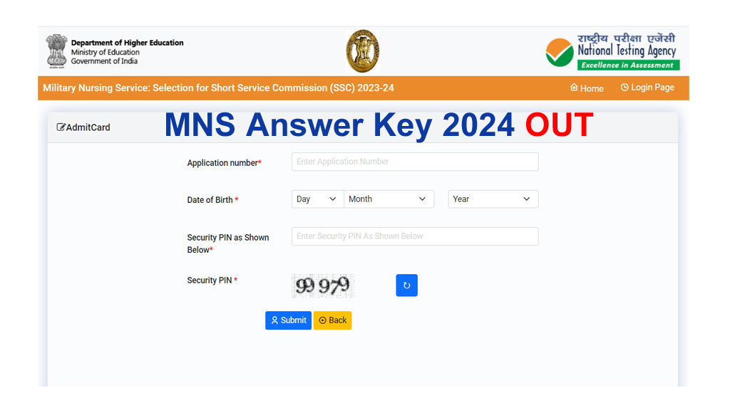 MNS Answer key 2024
