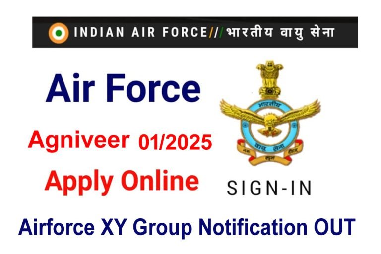 Indian Air Force Agniveer Recruitment 2024 Vayu Intake 1 2025   Airforce 2024 768x512 