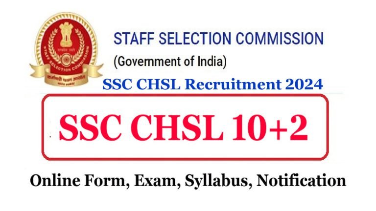 Ssc Chsl Online Form 2024 Recruitment Notification Ssc 10 2 For