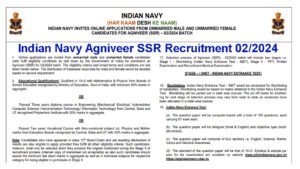 Navy Agniveer SSR Recruitment 2024