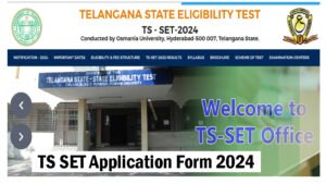 TS SET Application Form 2024