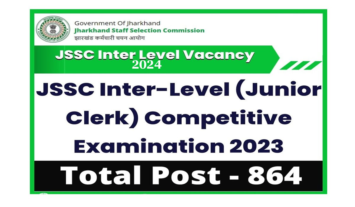 JSSC Inter Level Vacancy 2024