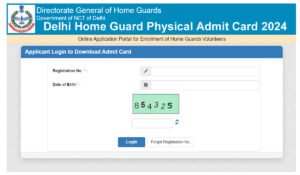 Delhi Home Guard Physical Admit Card 2024