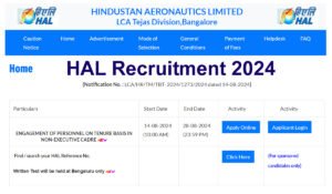 HAL Recruitment 2024