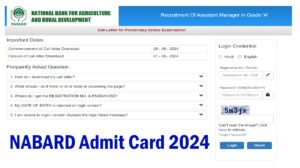 NABARD Grade A Admit Card 2024