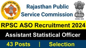 RPSC ASO Recruitment 2024