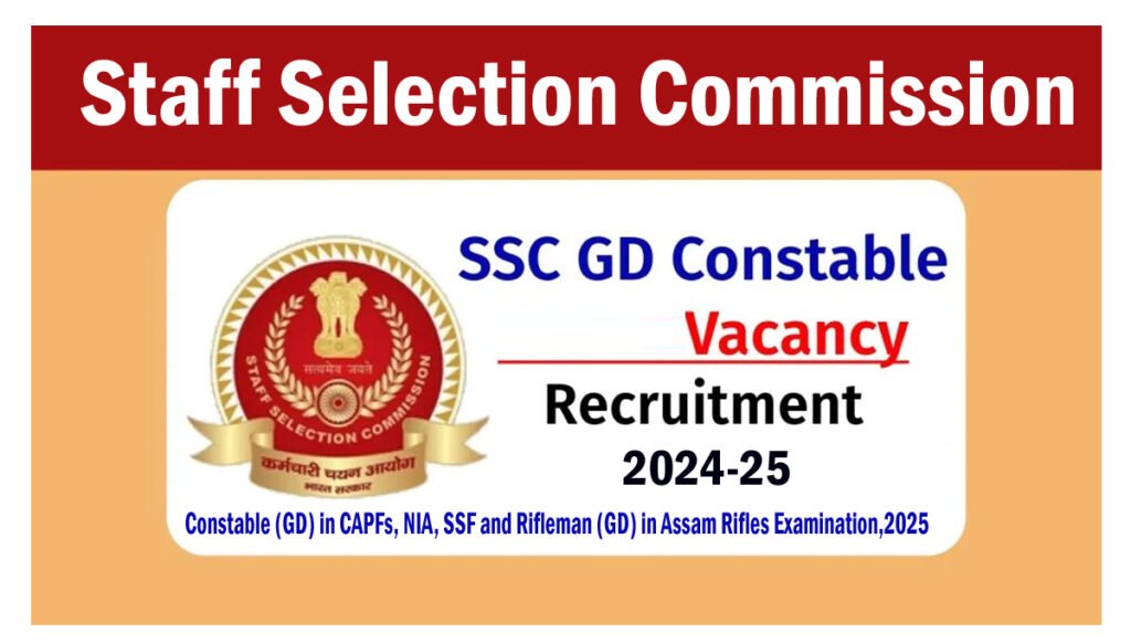 SSC Constable GD Recruitment 2024