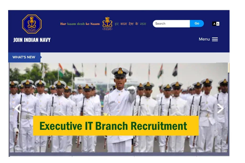 Navy SSC Executive IT Online Form 2024-25