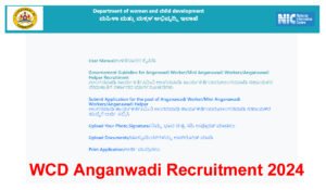 WCD Chitradurga Anganwadi Recruitment 2024