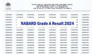 NABARD Grade A Result 2024 Out Assistant Manager Prelims Result NABARD Grade A Result 2024
