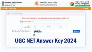 UGC NET Answer Key 2024