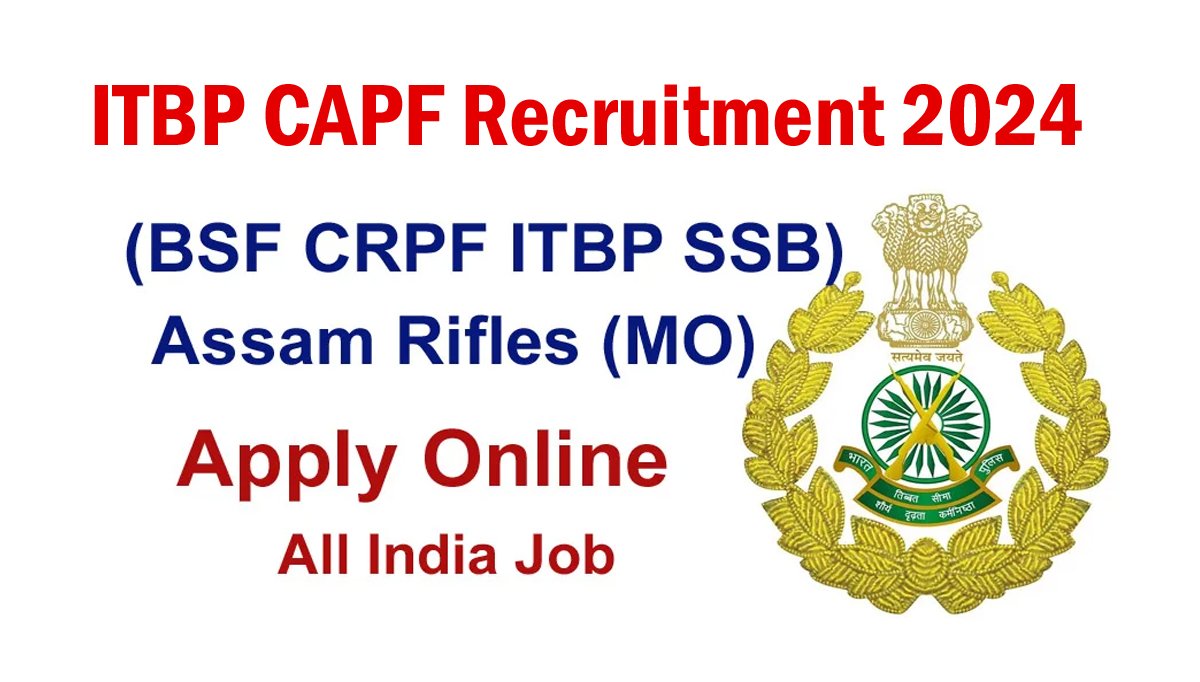 ITBP CAPF Medical Officer Recruitment 2024