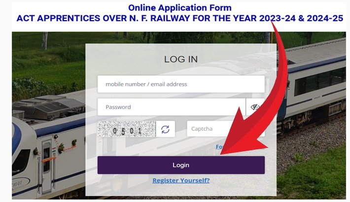 RRC NFR Apprentice Online Form 2024