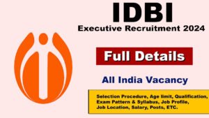 IDBI JAM And AAO Recruitment 2024