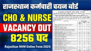 Rajasthan RSMSSB NHM Recruitment 2025