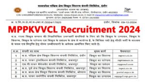 MPPKVVCL Recruitment 2024-25