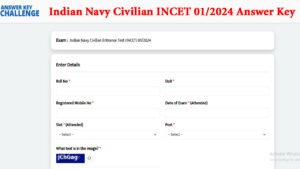 Indian Navy Civilian INCET 01/2024 Answer Key