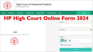 HP High Court Recruitment 2024