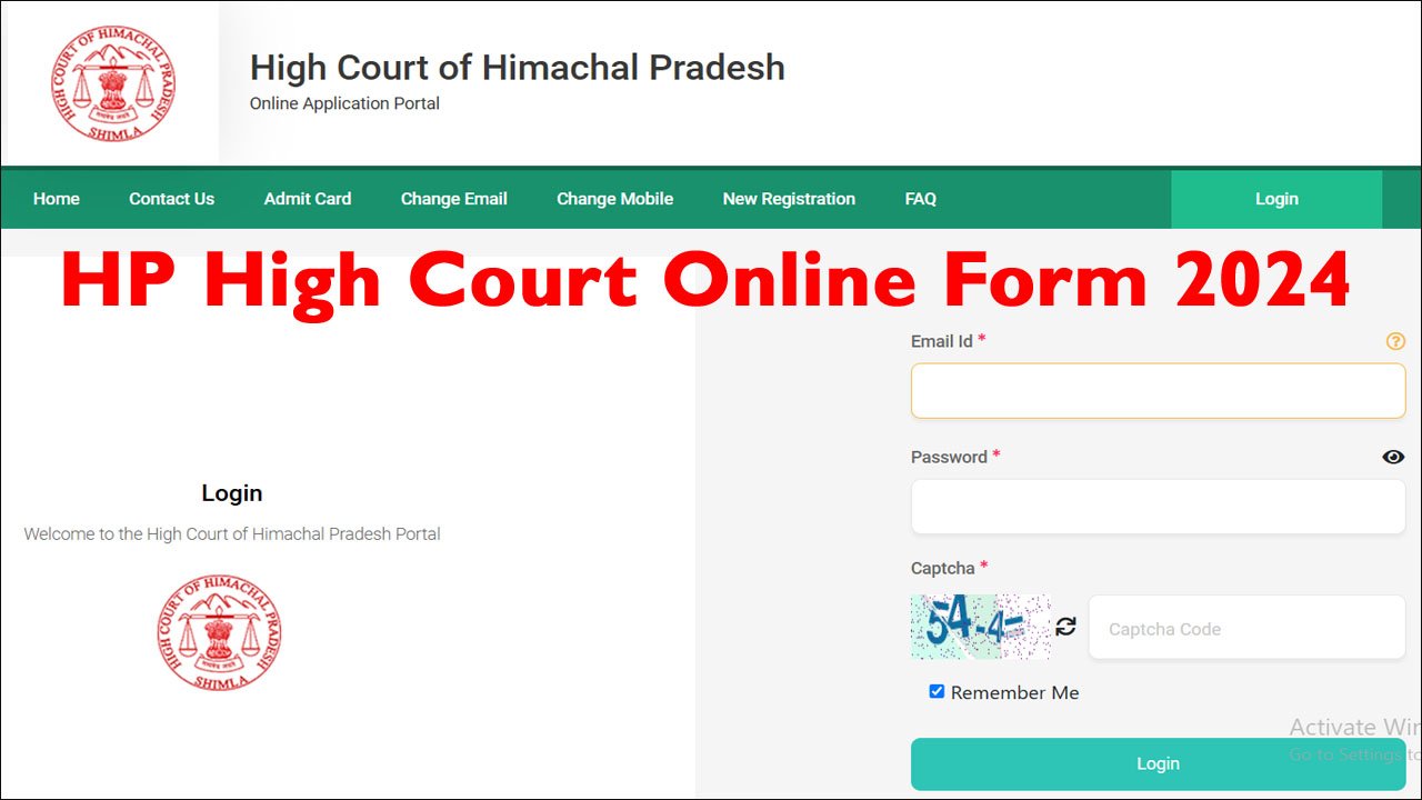 HP High Court Recruitment 2024