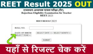Rajasthan REET Result 2025