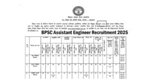 BPSC AE Recruitment 2025