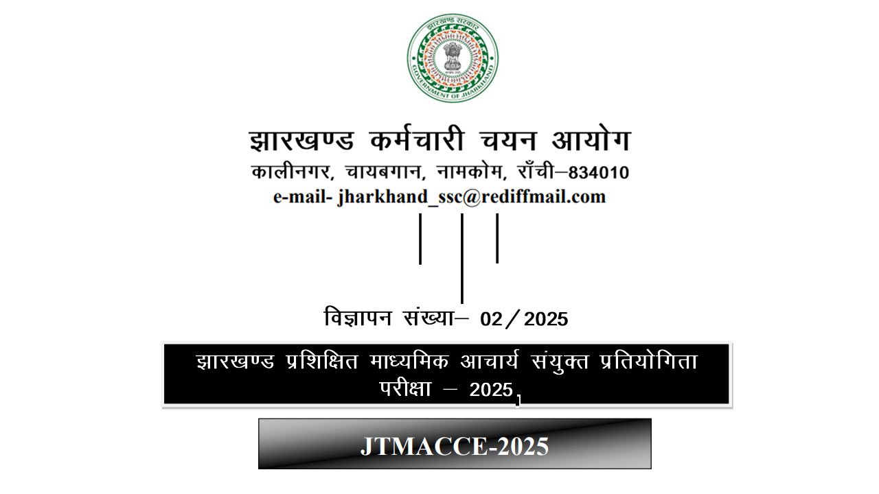 Jharkhand Secondary Teacher Recruitment 2025