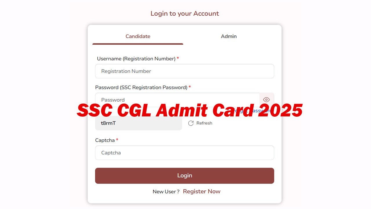 SSC CGL Admit Card 2025