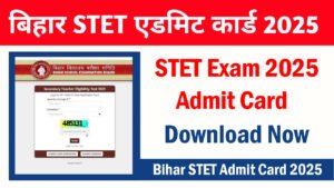 bsebstet.org Bihar STET Admit Card 2025 OUT Download Now Bihar STET Admit Card 2025