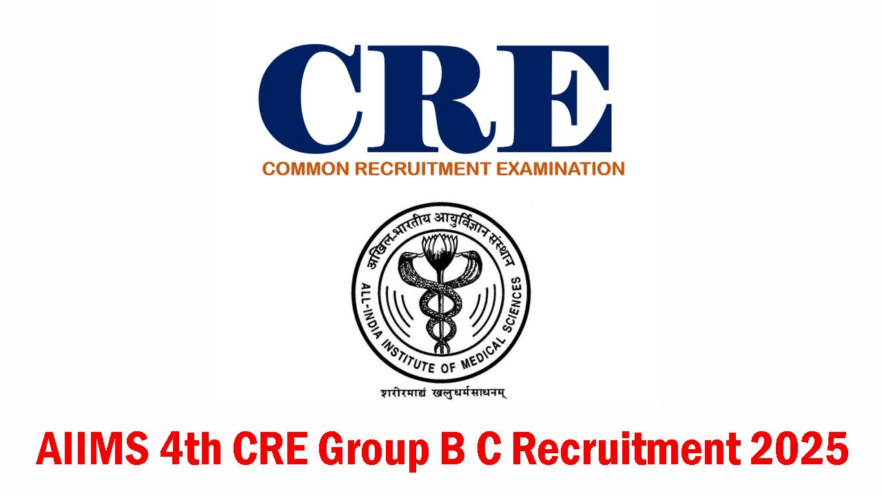 AIIMS 4th CRE Group B C Recruitment 2025