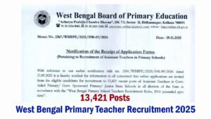 West Bengal Primary Teacher Recruitment 2025