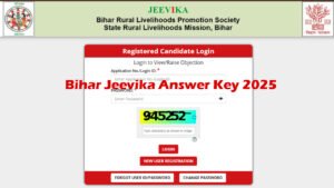 Bihar Jeevika Answer Key 2025