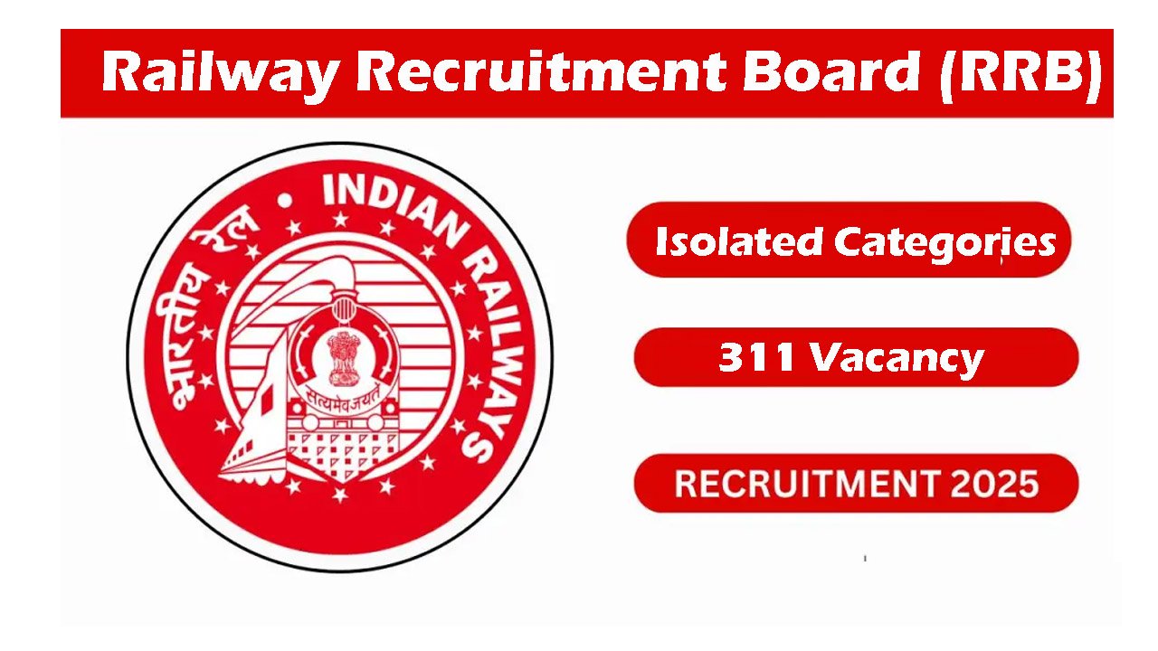 RRB Isolated Categories Recruitment 2025