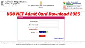 UGC NET Admit Card Download 2025