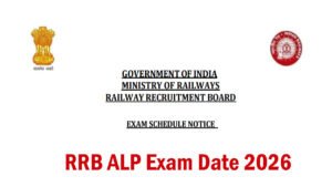 RRB ALP Exam Date 2026