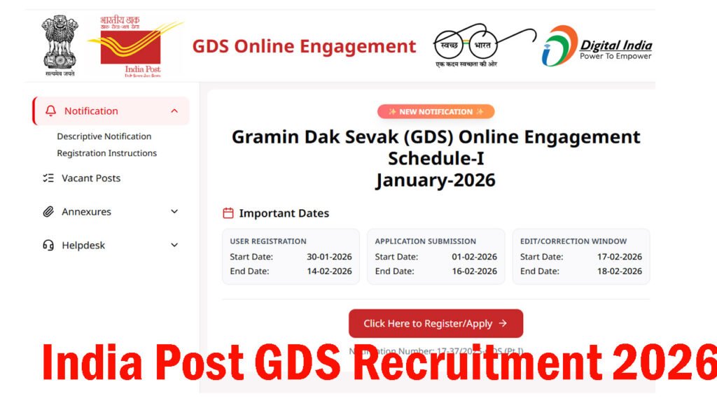 India Post GDS Recruitment 2026