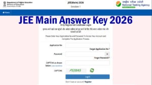 JEE Main Answer Key 2026