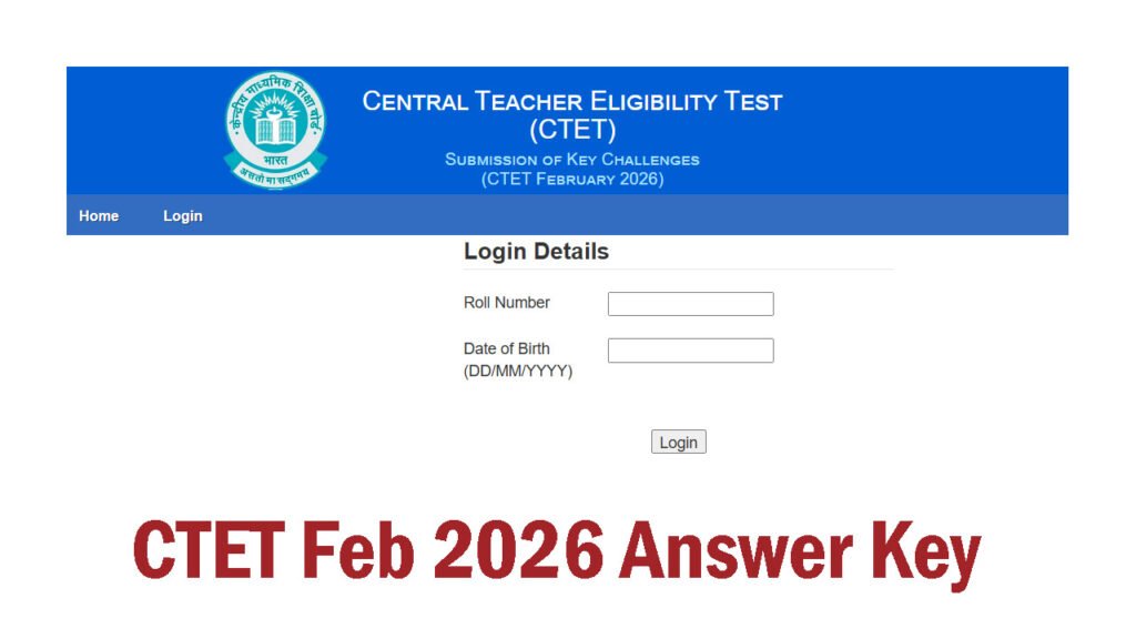 CTET Feb 2026 Answer Key