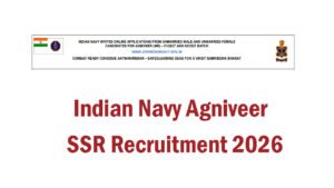 Indian Navy Agniveer SSR Recruitment 2026