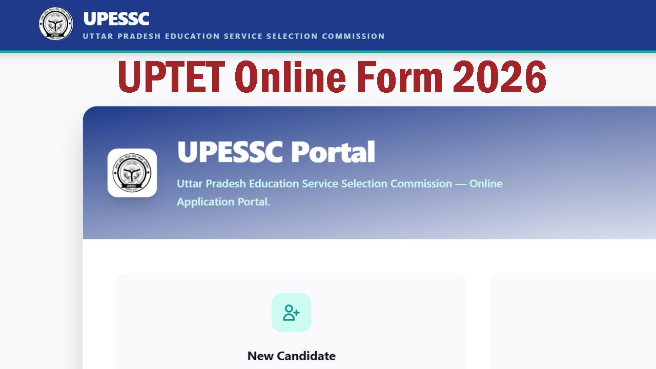 UPTET Online Form 2026