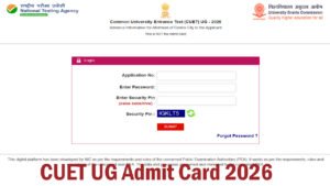 CUET UG Admit Card 2026