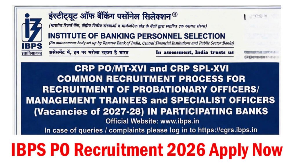 IBPS PO Recruitment 2026
